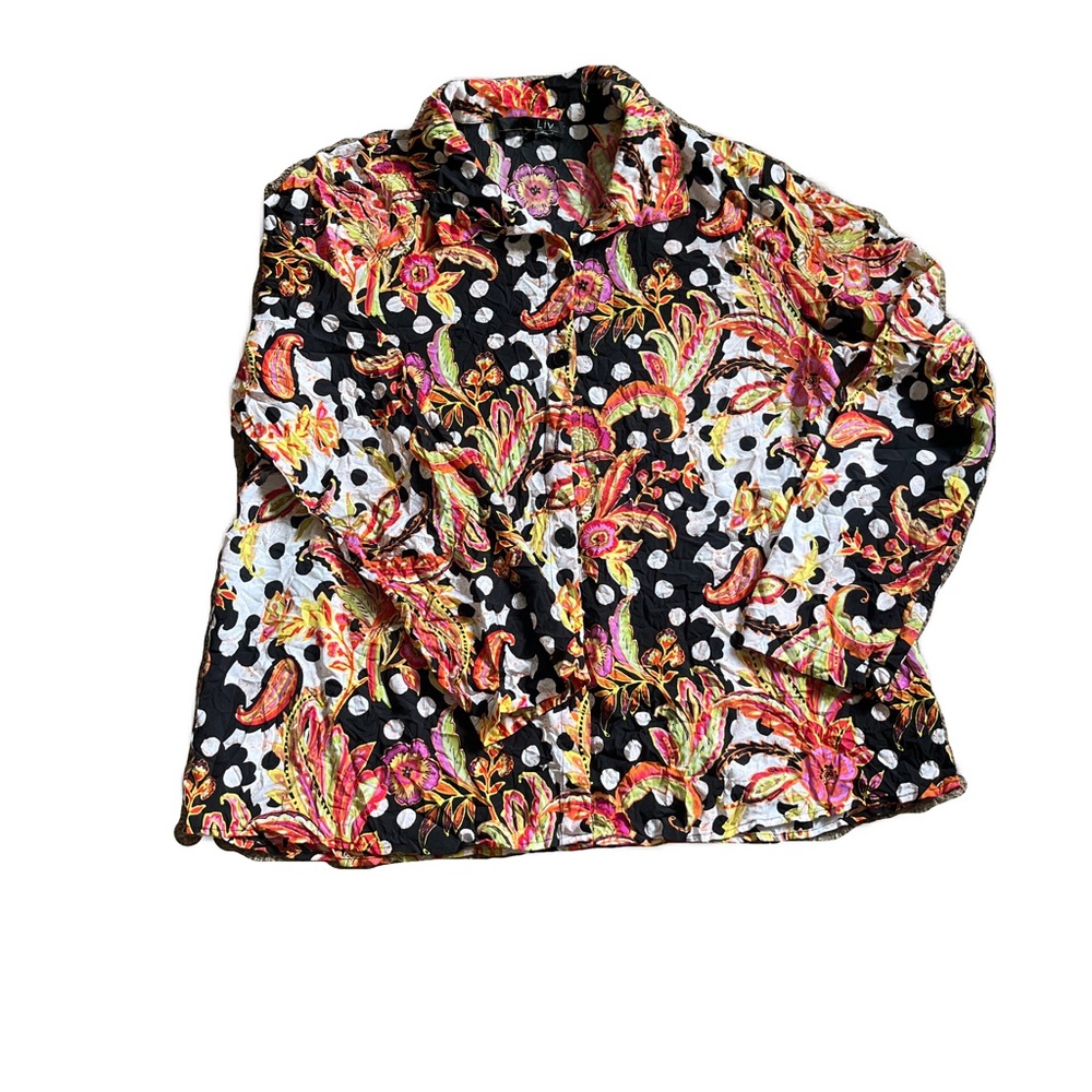 💐Bold Habitat blouse!💐